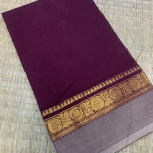 Plain cotton Jamun gold